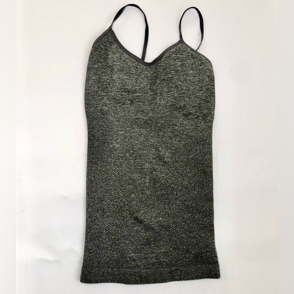 Outdoor Voices Superform Rib Spaghetti Strap Cami/Tank Grey Size Small